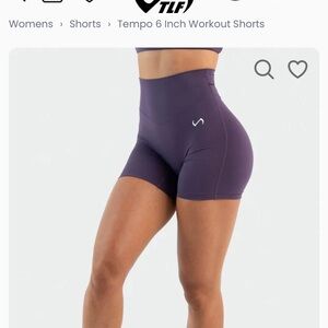 Tempo Workout Shorts Spandex